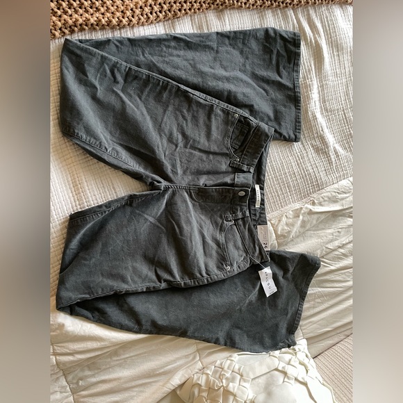 PacSun Gray Corduroy Low Rise Flare Jeans - Picture 6 of 7